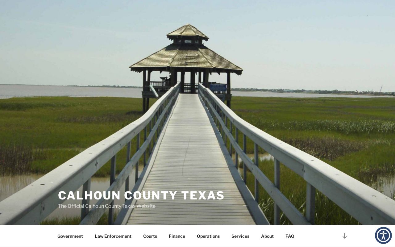 Calhoun County criminal history official county access page